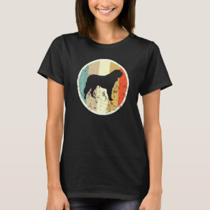 St Saint Bernard Dog Vintag Retro Grunge Stil T-Shirt