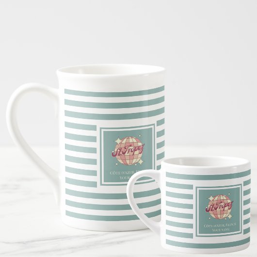 St Saint Tropez Frankreich Espresso Kaffee Tasse