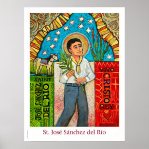 St. Sanchez del Rio katholisches Klassenposter Poster