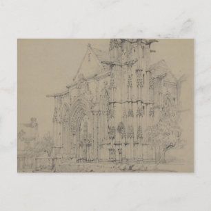 St. Sauveur, Dives, Normandie, c.1821 Postkarte