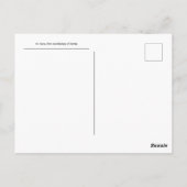 St. Sava, Erzbischof von Serbien - Orthodoxes Symb Postkarte (Rückseite)