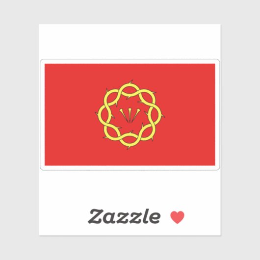 St Saviour flag Aufkleber (Blatt)