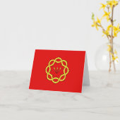 St Saviour flag Karte (Gelbe Blume)