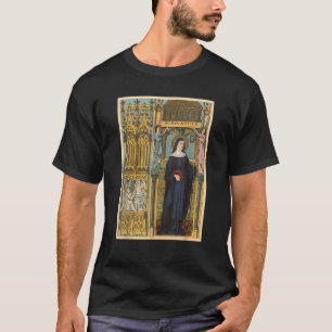 St Scholastica Benedict Katholische Heiligen T-Shirt