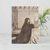 St. Scholastica Gönnerin der Schule Einladung (Stehend Vorderseite)
