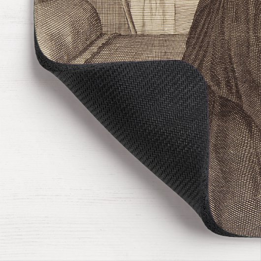 St. Scholastica Gönnerin der Schule Mousepad (Ecke)