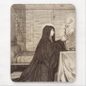 St. Scholastica Gönnerin der Schule Mousepad (Vorne)