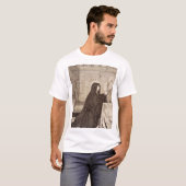 St. Scholastica Gönnerin der Schule T-Shirt (Vorne ganz)