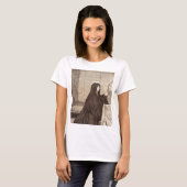 St. Scholastica Gönnerin der Schule T-Shirt (Vorne ganz)