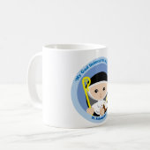 St. Scholastica Kaffeetasse (Vorderseite Links)