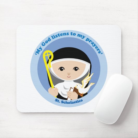 St. Scholastica Mousepad (Mit Mouse)