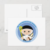 St. Scholastica Postkarte (Vorne/Hinten)