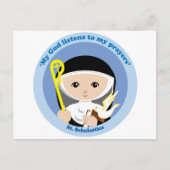 St. Scholastica Postkarte (Vorderseite)