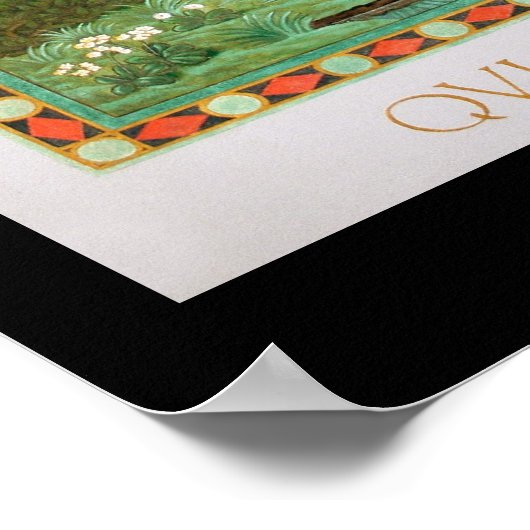 St. Scholastica und Benedikt Poster (Ecke)