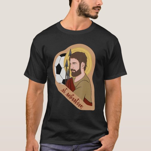 St Sebastian Archery Archer Catholic Patron Saint T-Shirt (Vorderseite)