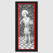 St. Sebastian (BG 01b) Magnetic Greeting Card Magnetkarte (Vorderseite)