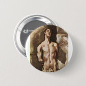 St. Sebastian Button (Vorne & Hinten)