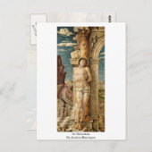 St. Sebastian By Andrea Mantegna Postkarte (Vorne/Hinten)