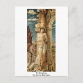 St. Sebastian By Andrea Mantegna Postkarte (Vorderseite)