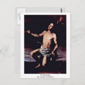 St. Sebastian By Jusepe de Ribera Postkarte (Vorne/Hinten)