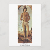 St. Sebastian By Sandro Botticelli Postkarte (Vorderseite)