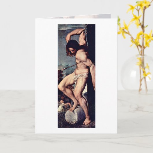 St. Sebastian By Titian Karte (Gelbe Blume)