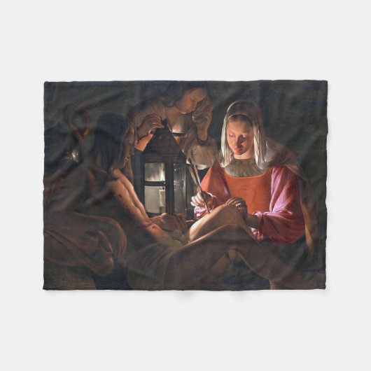 St. Sebastian Embraced by Irene, La Tour Fleecedecke (Vorderseite (Horizontal))