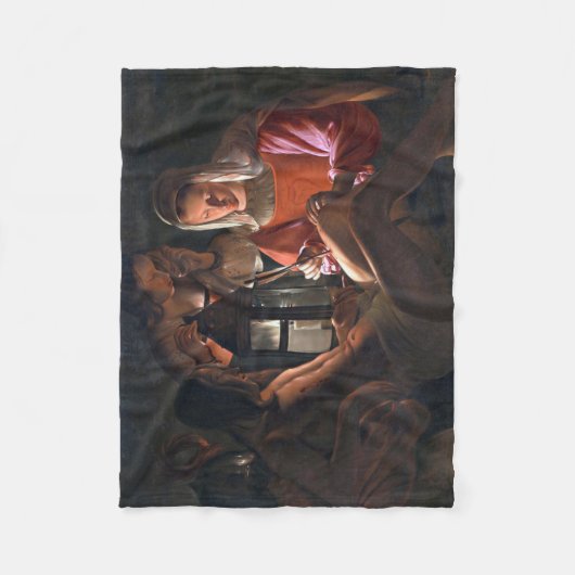 St. Sebastian Embraced by Irene, La Tour Fleecedecke (Vorderseite)