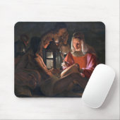 St. Sebastian Embraced by Irene, La Tour Mousepad (Mit Mouse)