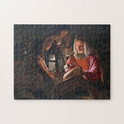 St. Sebastian Embraced by Irene, La Tour Puzzle (Horizontal)