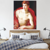St. Sebastian Fine Art Canvas Print Leinwanddruck (Insitu (Schlafzimmer))