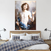St. Sebastian Fine Art Canvas Print Leinwanddruck (Insitu (Schlafzimmer))