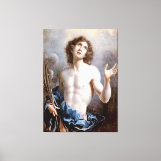 St. Sebastian Fine Art Canvas Print Leinwanddruck (Vorderseite)