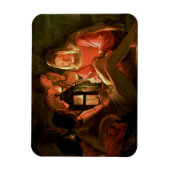 St. Sebastian, gepflegt von der Heiligen Frau (Öl Magnet (Vertikal)