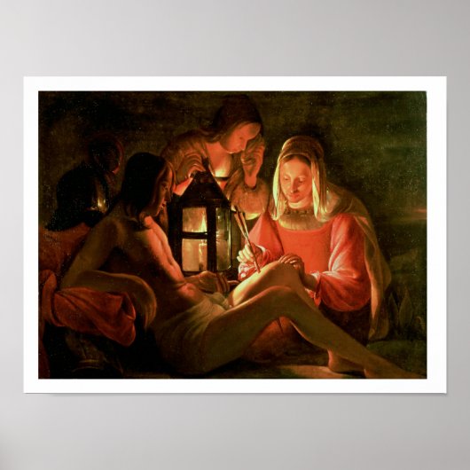 St. Sebastian, gepflegt von der Heiligen Frau (Öl  Poster (Vorne)