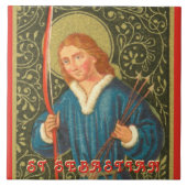 St. Sebastian (PA 01b) Fliese (Vorderseite)