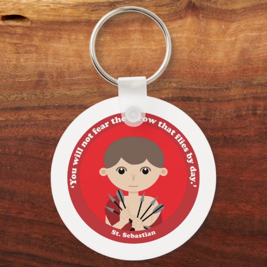 St. Sebastian Schlüsselanhänger (Vorderseite)
