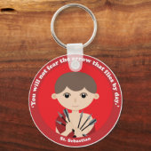 St. Sebastian Schlüsselanhänger (Vorderseite)