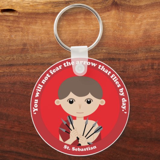 St. Sebastian Schlüsselanhänger (Vorderseite)