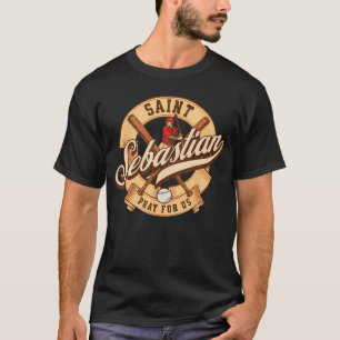 St. Sebastian Schutzpatron des Baseball-Gebets Spo T-Shirt