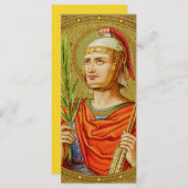 St. Sebastian (SNV 24) Blank Grußkarte (Vorne/Hinten)