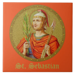 St. Sebastian (SNV 24) (Rundbild) Tile 1 Fliese