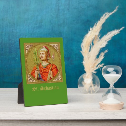 St. Sebastian (SNV 24) (Square Image) 5"x7" Fotoplatte (Seite)