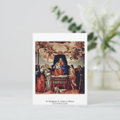 St. Sebastian St. Anthony Abbate Postkarte (Stehend Vorderseite)