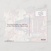 St. Sebastian St. Anthony Abbate Postkarte (Rückseite)