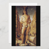 St Sebastian von Liberale Da Verona Einladung (Vorne/Hinten)