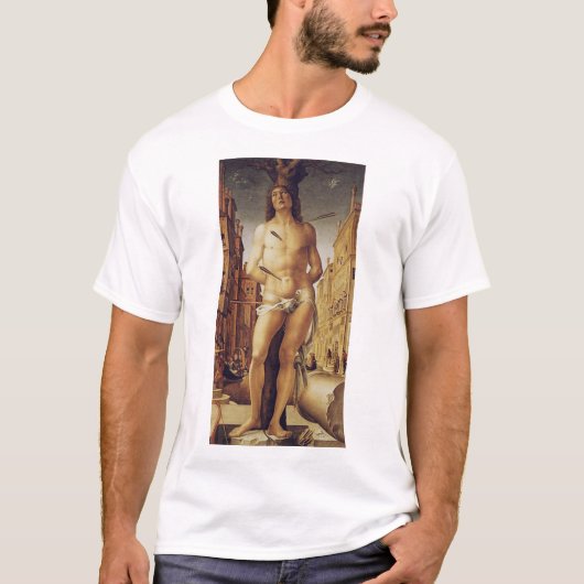 St Sebastian von Liberale Da Verona T-Shirt (Vorderseite)