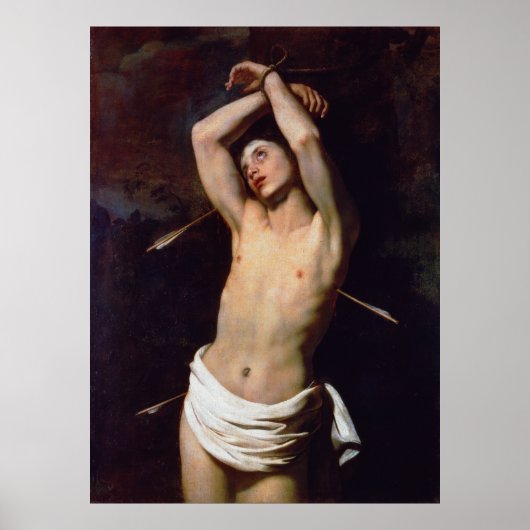 St Sebastian von Nicolas Regnie Poster (Vorne)