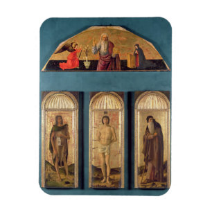 St.Sebastian zwischen Johannes der Baptist und St. Magnet