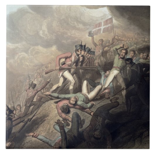 St. Sebastians am 31. August 1813 'vom Sieger Fliese (Vorderseite)